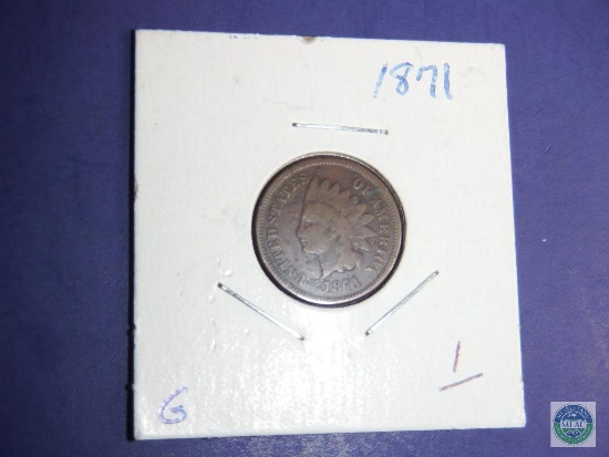 1871 Indian Head cent