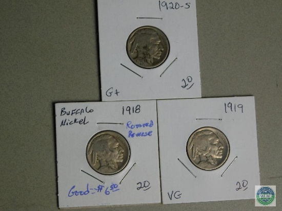 Buffalo nickel lot