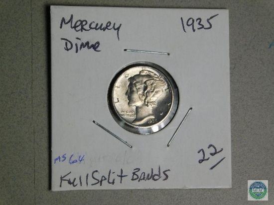 1935 Mercury Dime