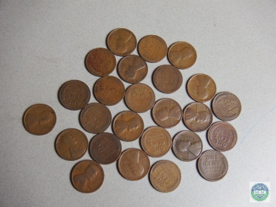 One-half roll - 1913 Lincoln wheat cents