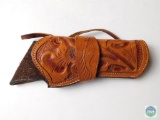 Cross draw tooled holster