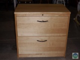 Wooden horizontal file cabinet