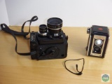 Yashica and Kodak cameras