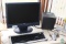 ViewSonic Monitor, Keyboard and Desk Chair