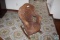 Brown Wicker Childs Rocker