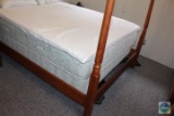 Queen Size Pencil Post Bed