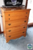 4-Drawer Maple Chest of Drawers