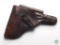 Vintage leather Luger holster