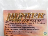 Hunter western loop holster