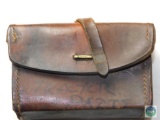 Vintage leather ammo pouch