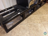 4pc Attached Black Slot Machine Stand