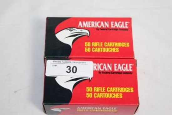100 Rounds of American Eagle .30 Carbine Ammo.
