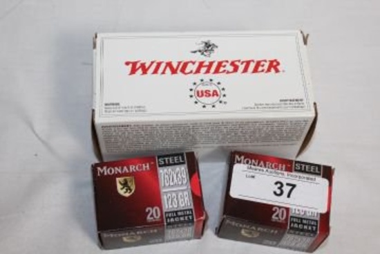 80 Rounds of Winchester and Monarch 7.62x39mm Ammo.