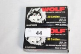 100 Rounds of Wolf .30 Carbine Ammo.