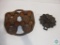 Cast iron Mickey Mouse corn bread pan and smaller pan
