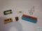 Listerine bottle - Dominoes - Military buttons (not original)