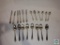 Large lot of silver plate flatware