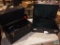 Two antique cases - one with Speed Graphic camera