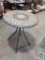 Tall table with round top - approximately 30 inches in diameter