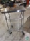 Food service rolling prep table with drawer - stainless steel