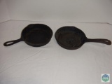 Wagner and Griswold cast iron pans