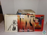 Large lot of LP records