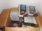 HUGE box of VHS tapes - Star Trek collection