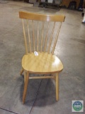 Natural wood occasional chair