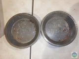 Vintage metal pie pans - HENDREE's & PAUL's PIES