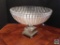 Large glass serving bowl/compote