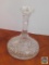 Crystal decanter with stopper