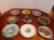 Lot of nine collectible plates