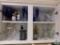 Contents of kitchen cabinets - drinkware and dinnerware