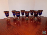 Cristallerie Italiane 24kt gold leaf glasses