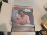 Box of LP record albums