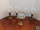 Lot of 6 candle holders
