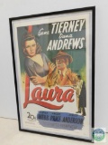 Laura - movie advertising - Gene Tierney - Dana Andrews