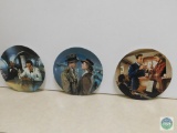 Lot of 3 collector plates - Casablanca - Bogart