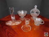 Lot of crystal and glassware