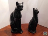 Group of two cat decorative figures