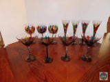 Mixed lot of multi-colored drinkware