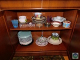 Contents of the bottom section - china - miscellaneous serving items