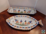 HB QUIMPER - France - serving platters