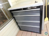 Husky four-drawer tool chest and contents