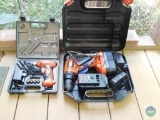 Black and Decker cordless drill and additional nut driver