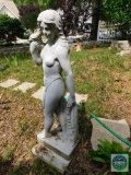 Concrete statue - nude female