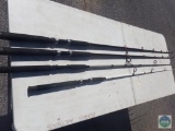 Lot of 4 rods