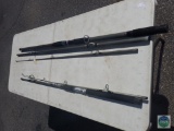 2 piece heavy duty rod, and 3 piece 12ft rod