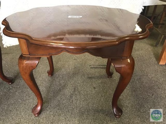 Wood End Table Set of Two