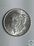 1890-P Morgan silver dollar